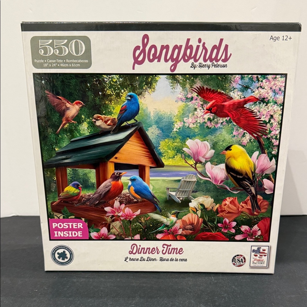 Jigsaw Puzzle Factory Songbirds 550 pieces puzzle SALE🔴3/$25!